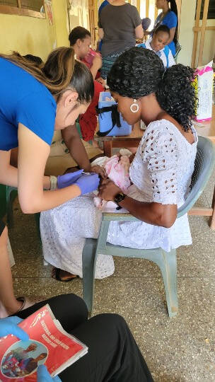 GVSU nursing student on study abroad trip